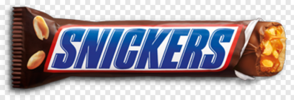 Надпись Сникерс