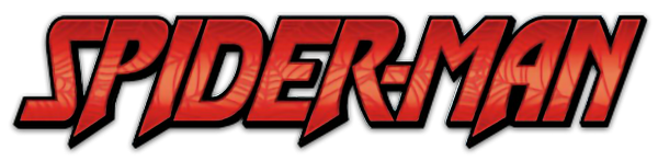 Надпись человек паук на прозрачном фоне