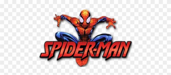 Человек паук надпись