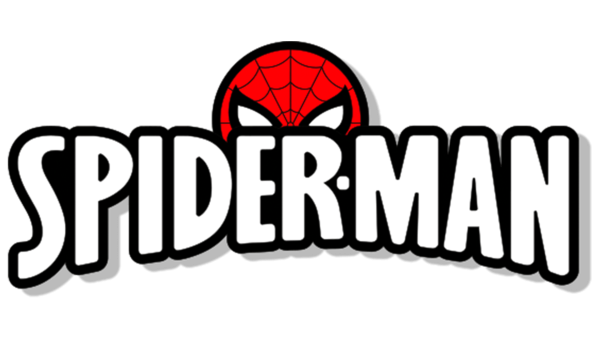 Человек паук надпись