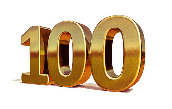 Цифра 100