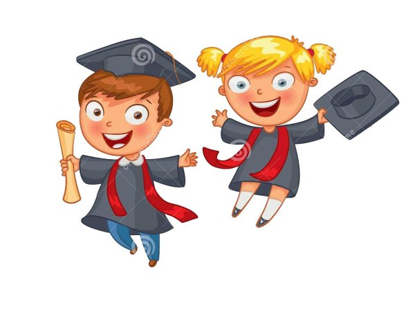 Выпускник школы Рисованные