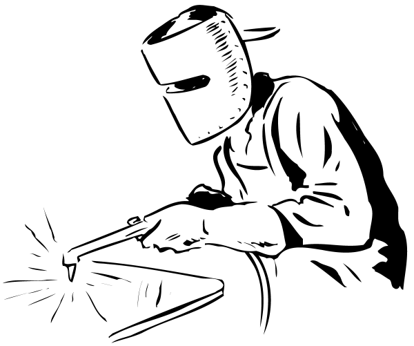 Сварщик силуэт