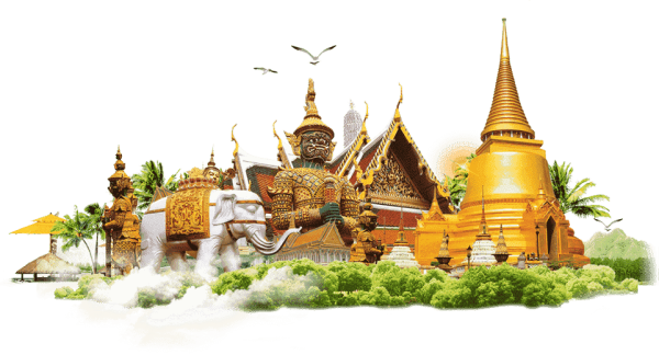 Таиланд на прозрачном фоне