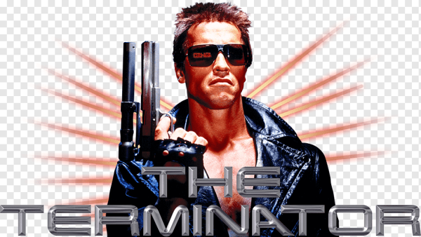 Шварценеггер Терминатор на белом фоне