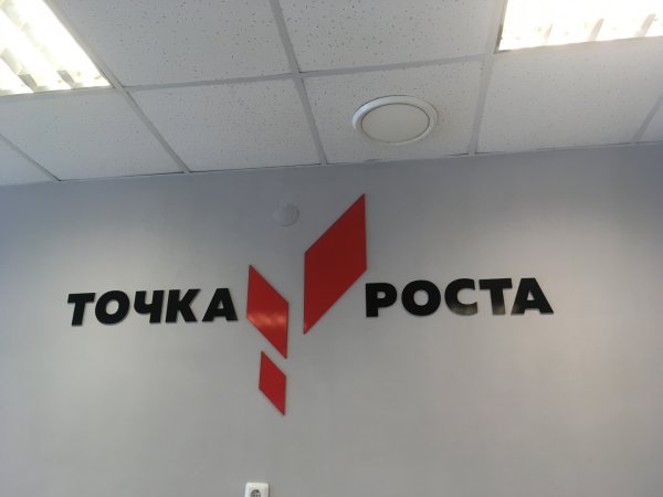 Точка роста вывеска на школу