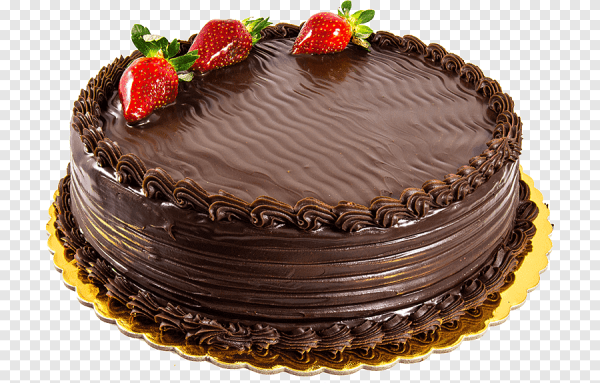 Торт с юбилеем на прозрачном фоне