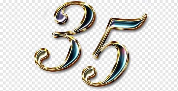 35 Цифра красивая