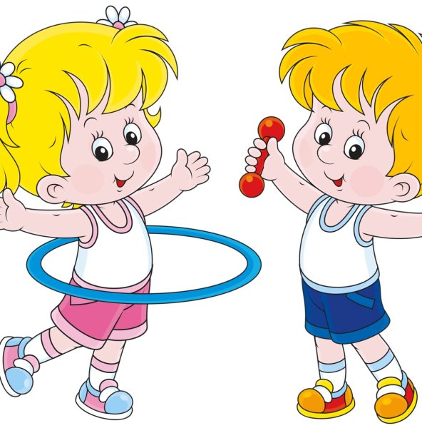 Физкультура для детей мультяшные