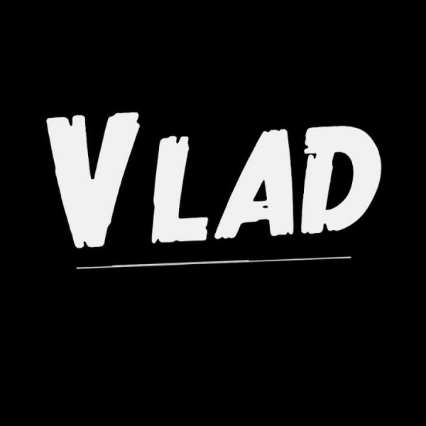 Надпись Влад на белом фоне