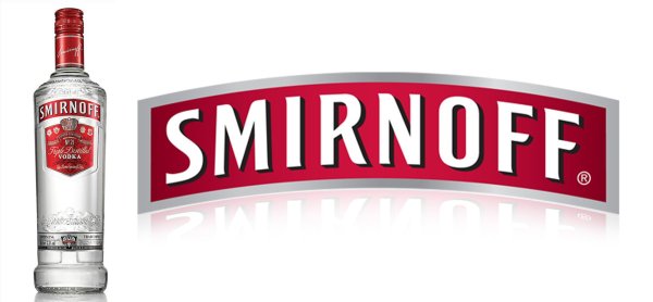 Этикетка водки Смирнофф