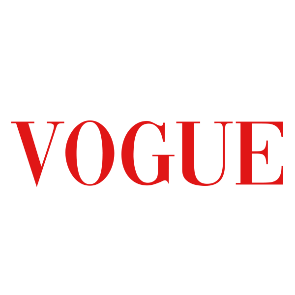 Vogue на белом фоне