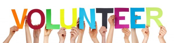 Доброволец надпись