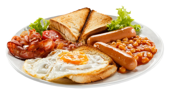 Еда на белом фоне