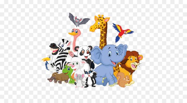 Зоопарк на прозрачном фоне