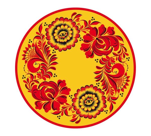 Русская роспись Хохлома орнамент