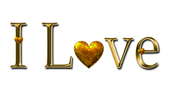 Любовь золотыми буквами