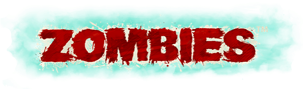 Надпись зомби