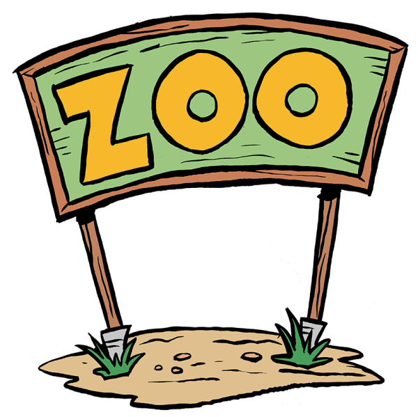 Вывеска зоопарк нарисовать