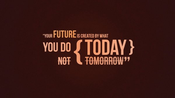 Мотивирующие обои действуй