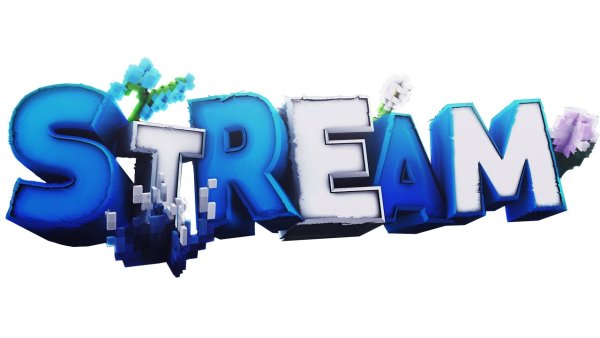 Надпись стрим