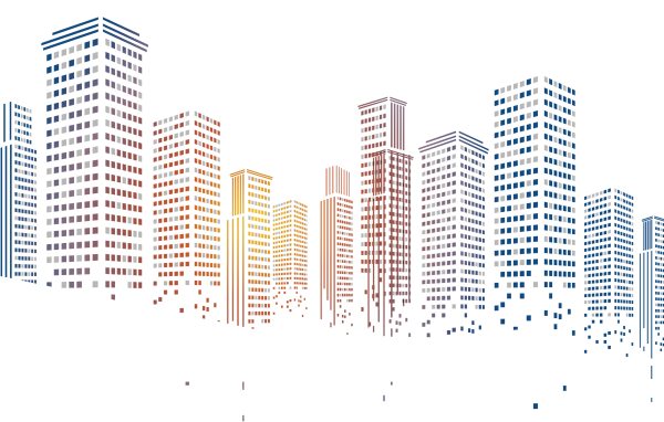 Здание на прозрачном фоне