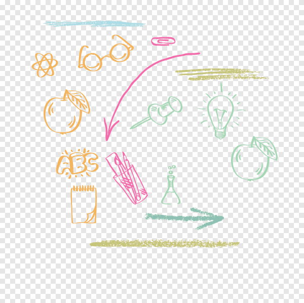 Детские рисунки мелом на прозрачном фоне