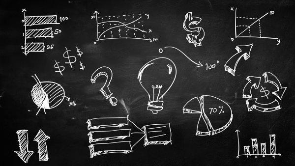 Мелом на доске на прозрачном фоне