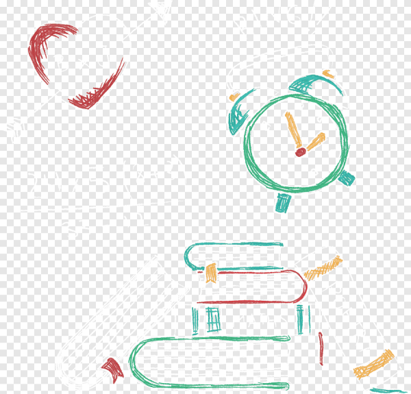 Школьные надписи мелом на прозрачном фоне