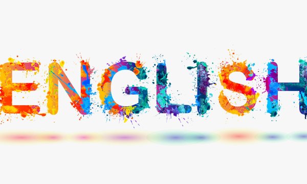 Красивая надпись English