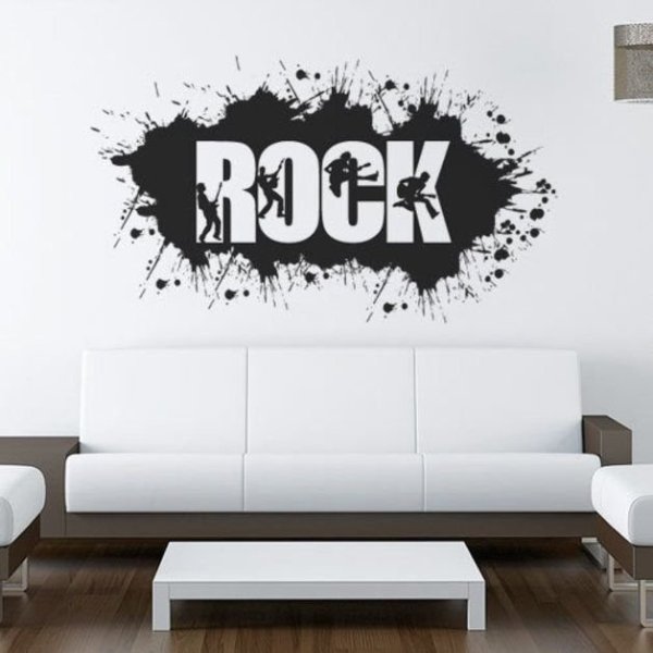 Трафарет надписи на стену