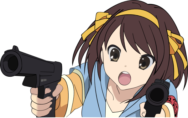 Харухи Судзумия пиксельарт