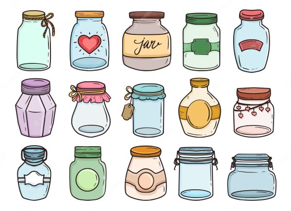 Банка для аппликации