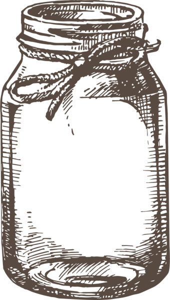 Трафарет банки для рисования