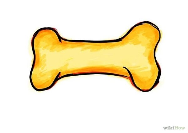 Собачка с косточкой