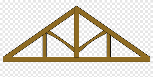 Треугольная деревянная ферма