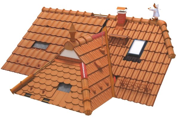 Угловая крыша