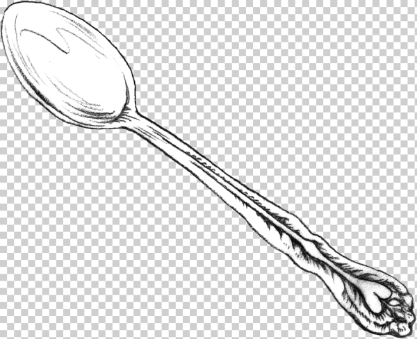 Ложка раскраска