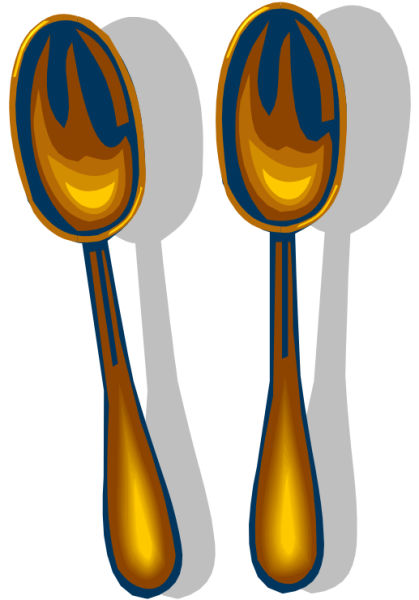 Ложка мультяшка