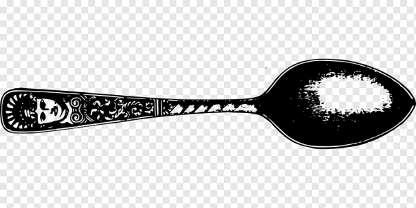 Трафарет деревянной ложки