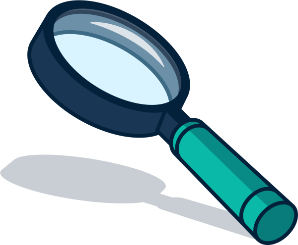 Ребенок с лупой