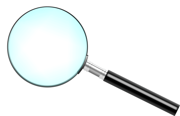 Лупа без фона