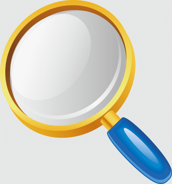 Увеличительное стекло мульт