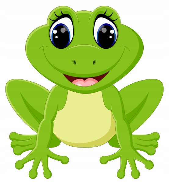 Лягушки мультяшные