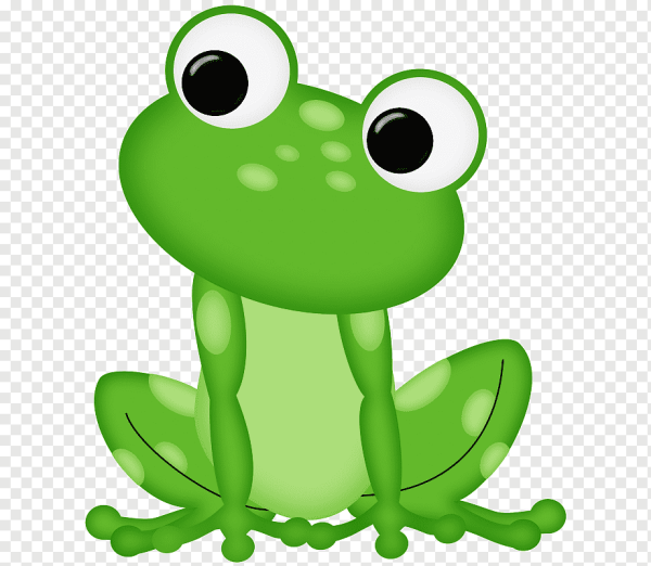 Лягушка мультяшная