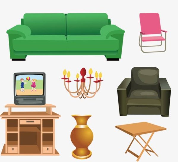 Предметы мебели