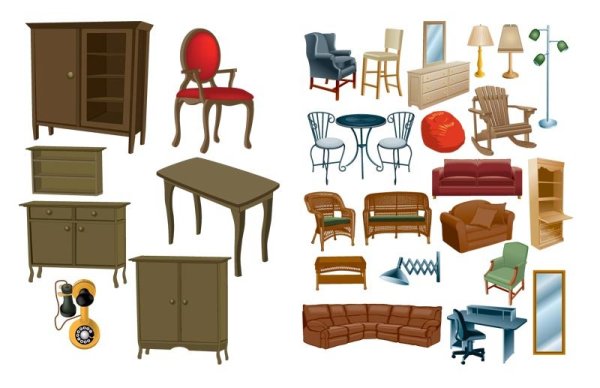 Предметы мебели