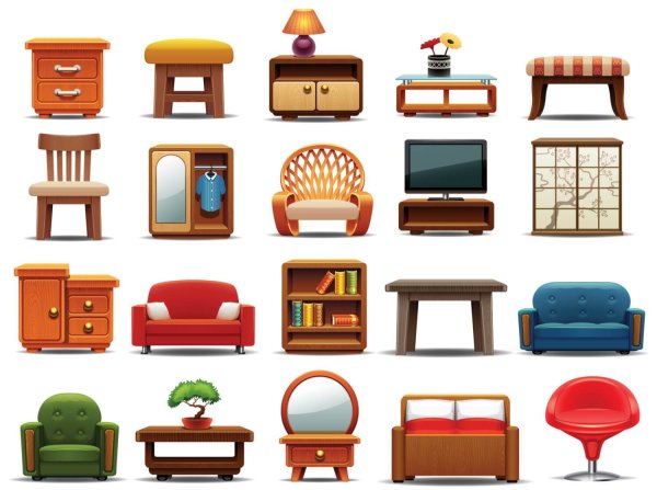 Мультяшная мебель