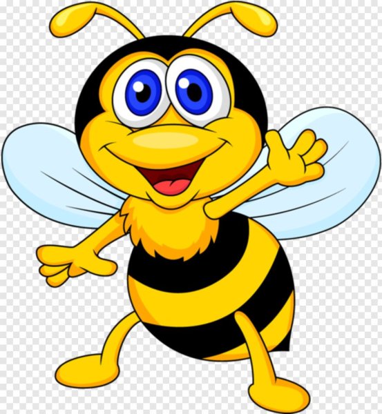 Пчела мультяшная