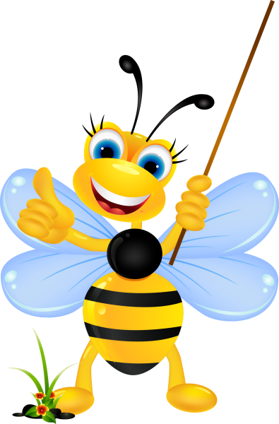 Пчела мультяшная